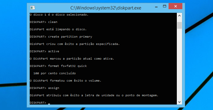 Formatando Windows 7 Pen Drive