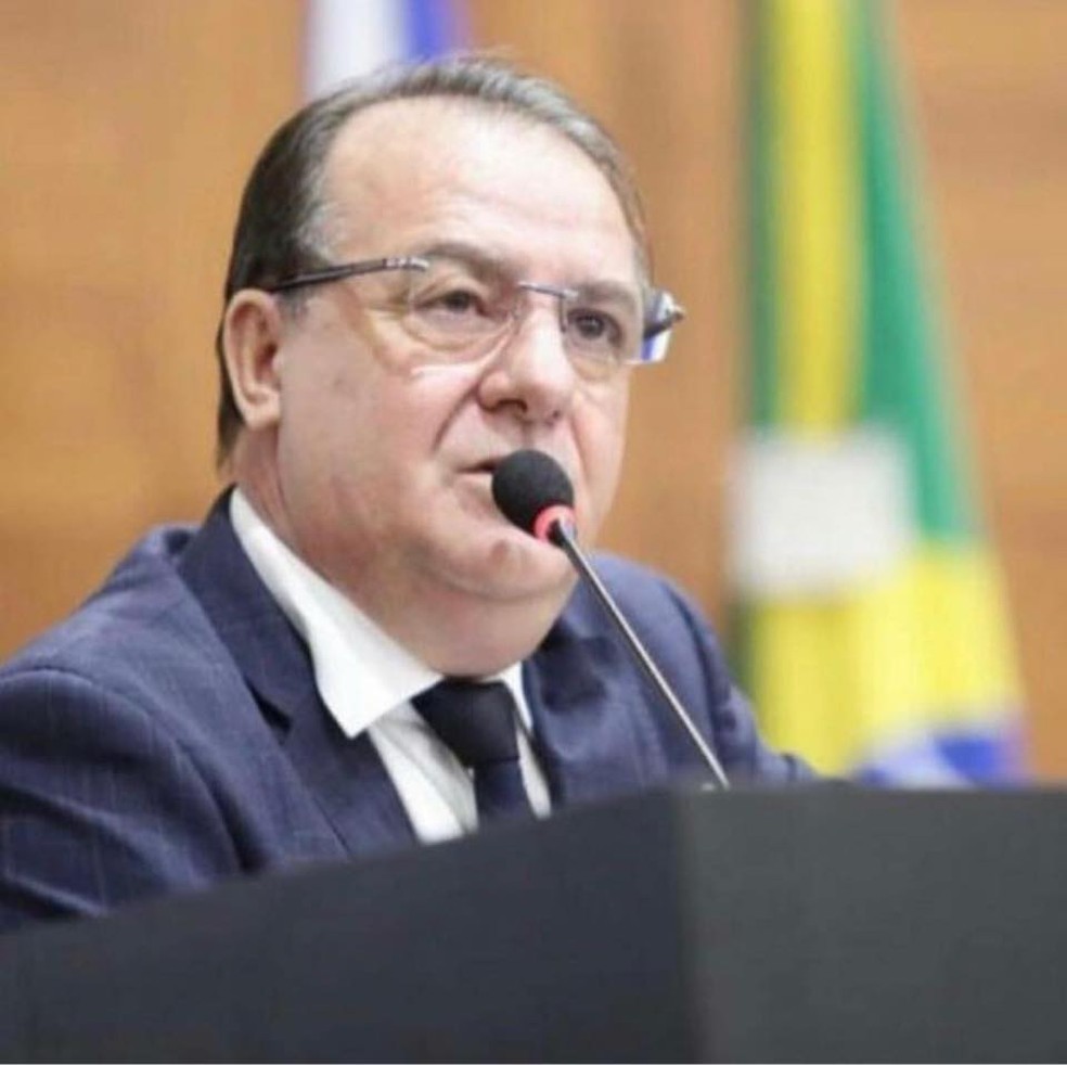 O deputado estadual Silvio Fávero (PSL), de 54 anos, morreu internado com Covid-19 em um hospital particular, em Cuiabá — Foto: Facebook