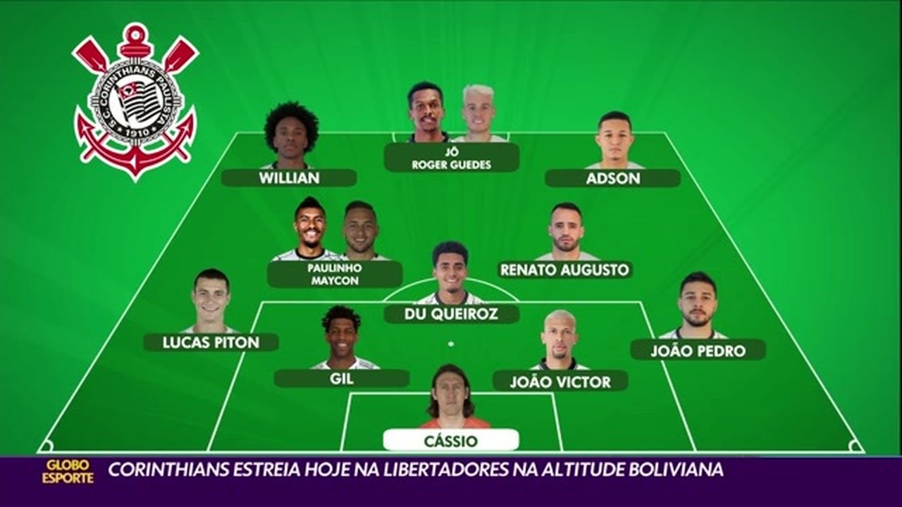 Corinthians estreia hoje na Libertadores na altitude boliviana