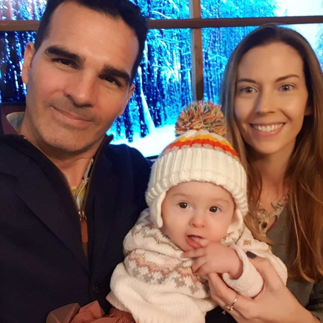 Ralf Krause com a esposa Lauren e a filha Mimi (Foto: Reprodução/Instagram)