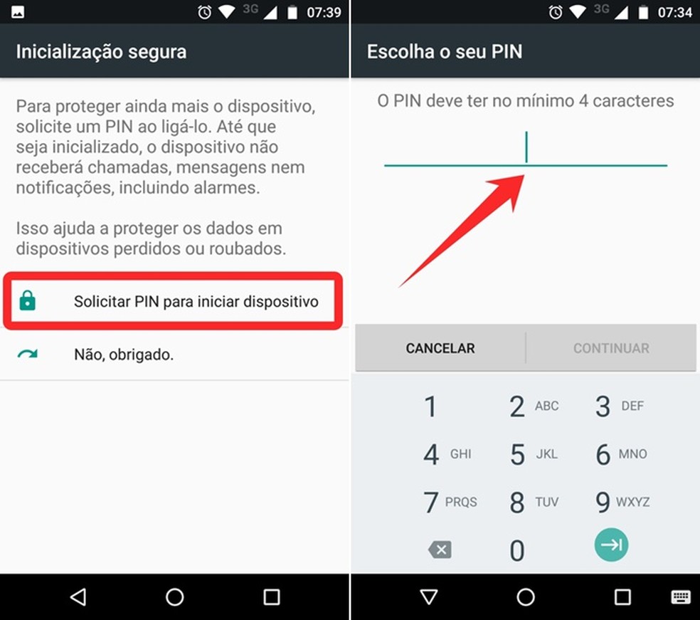 Senha Para Celular Aprenda A Adicionar Um Pin Ou Desenho No Android Sistemas Operacionais 7900