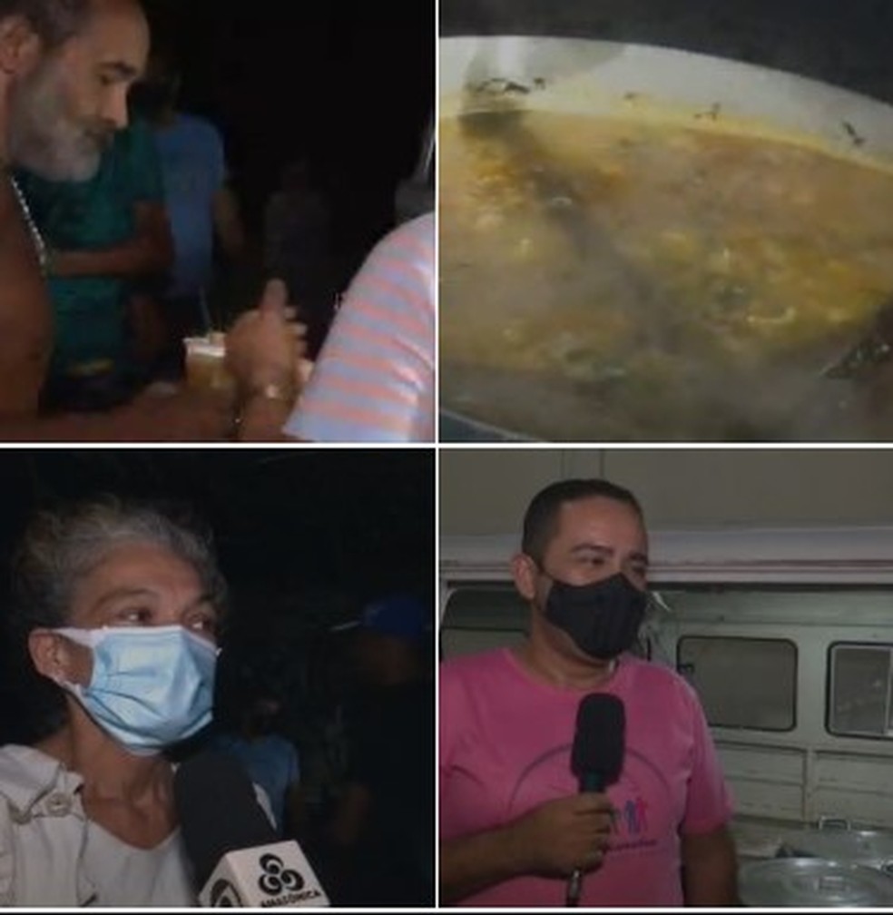 Quem recebe ajuda agradece e quem é voluntário sente prazer em ajudar — Foto: Reprodução