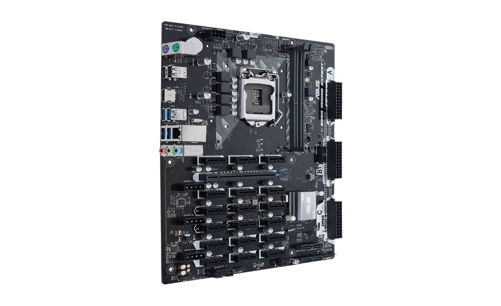 Asus B250 Expert Mining tem 19 slots PCIe (Foto: Divulgação/Asus)
