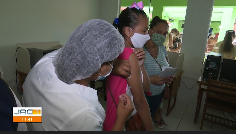Vacinas do calendário de imunização estão com baixa cobertura no Acre — Foto: Reprodução/Rede Amazônica Acre