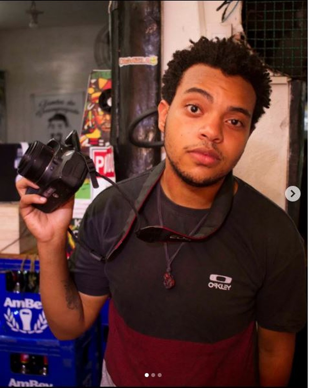 Felipe Souza, o 'Terremoto', era fotógrafo — Foto: Reprodução/Instagram