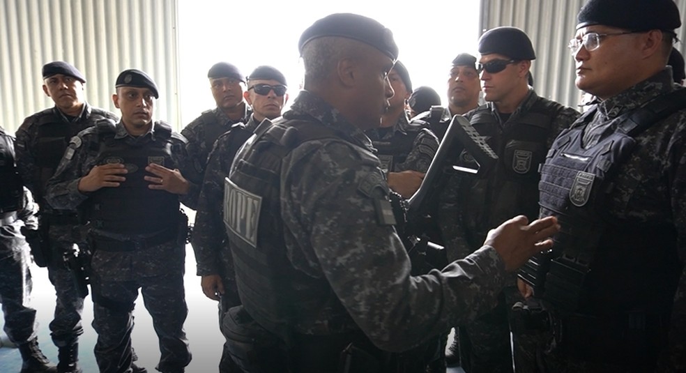 Policiais s&atilde;o especializados em dist&uacute;rbios civis &mdash; Foto: PMPB/Divulga&ccedil;&atilde;o