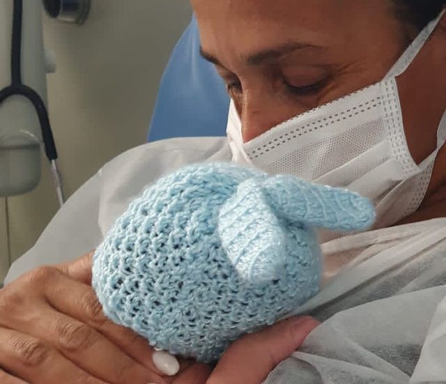 Hospital em Porto Alegre caracteriza bebês de coelhos na Páscoa (Foto: Reprodução/Instagram)