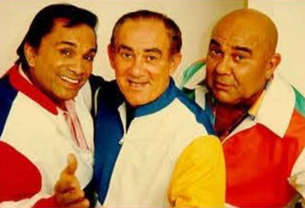 Dedé Santana, Renato Aragão e Roberto Guilherme  — Foto: Reprodução/Instagram do ator
