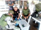 Droga é encontrada escondida em barco em Tabatinga, no Amazonas