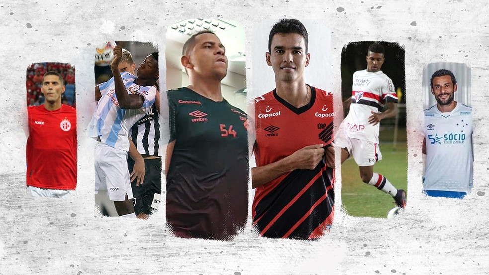 Athletico contrata seis jogadores, mas quatro deles "para o futuro" — Foto: Arte/GloboEsporte.com