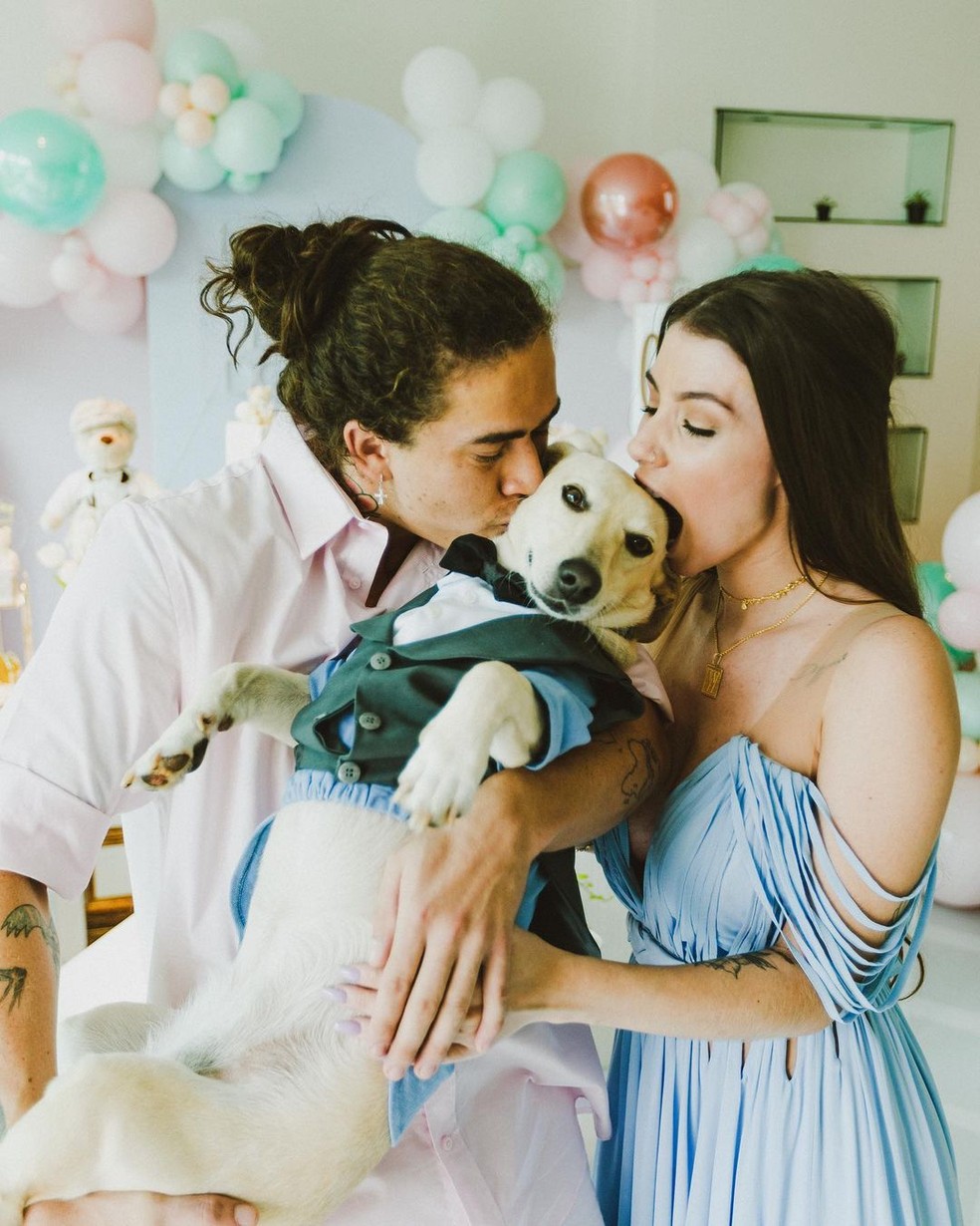 Whindersson Nunes e Maria Lina anunciam sexo do bebê — Foto: Reprodução/Instagram