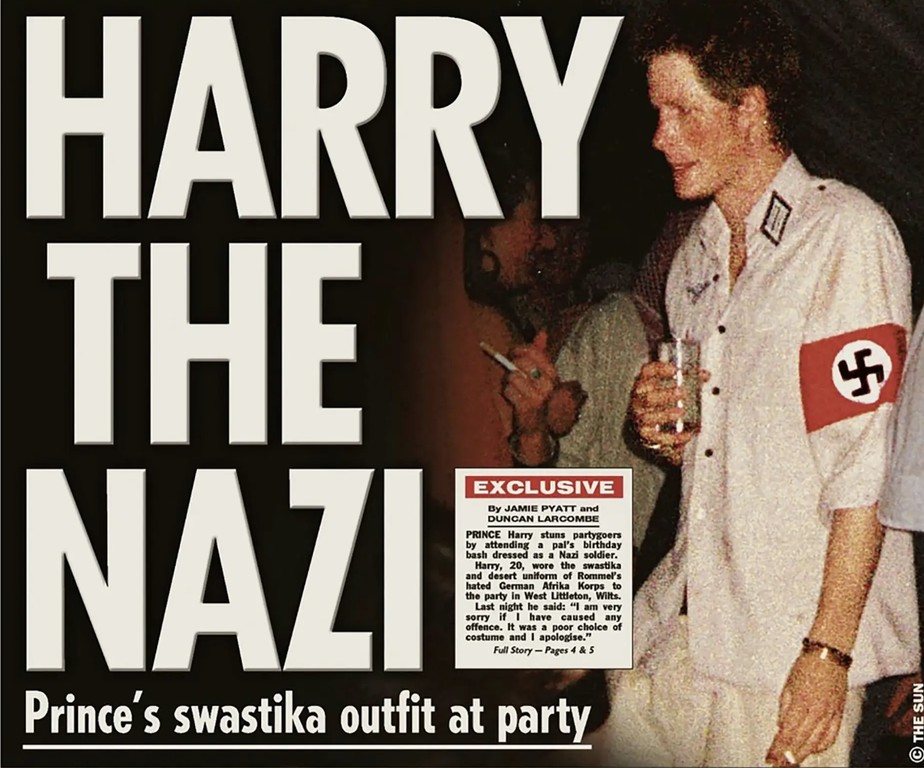 Capa do jornal The Sun à época do escândalo