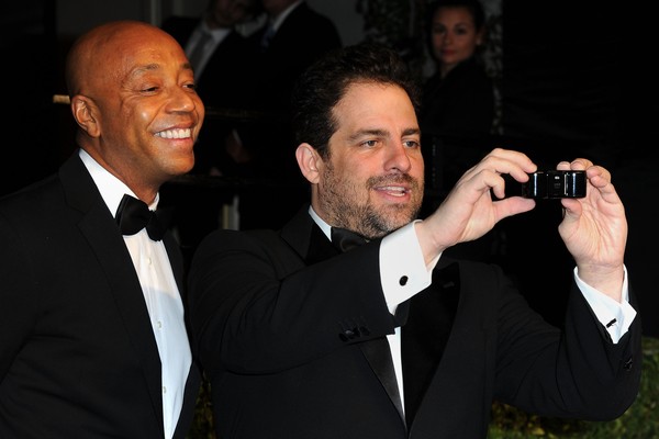 O empresário Russell Simmons e o cineasta Brett Ratner (Foto: Getty Images)