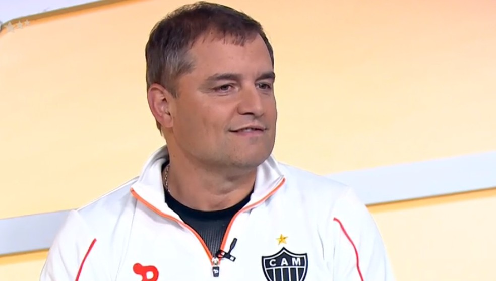 Diego Aguirre, técnico do Atlético-MG — Foto: Reprodução SporTV