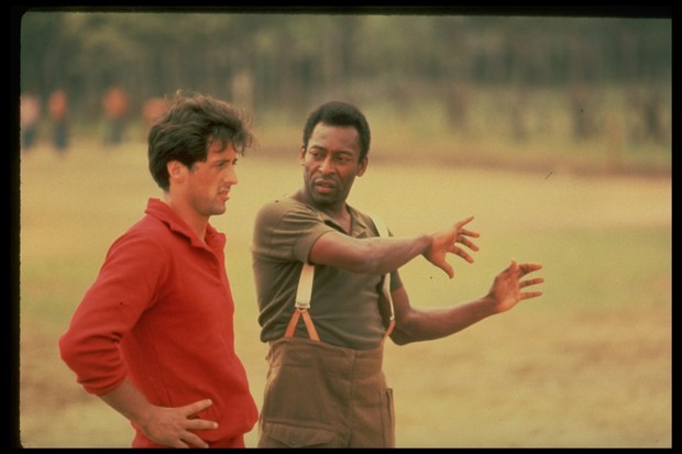 Sylvester Stallone e Pelé (Foto: Getty Images)