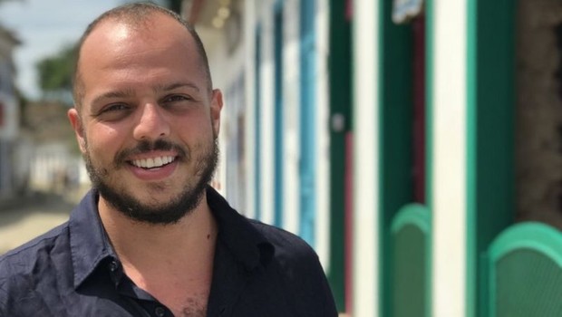 BBC- Thiago Storari, de 29 anos, é voluntário em estudo sobre vacina contra o HIV (Foto: Arquivo pessoal via BBC News Brasil)