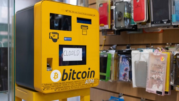 Caixa eletrônico de Bitcoin no Reino Unido (Foto:  Daniel Harvey Gonzalez / Getty Images)