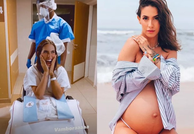 Gabi Brandt prestes a dar à luz henri (Foto: Reprodução/Instagram)