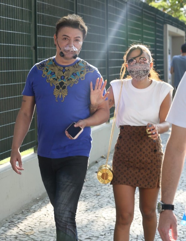 David Brazil e Anitta (Foto: Gabriel Rangel/AgNews)
