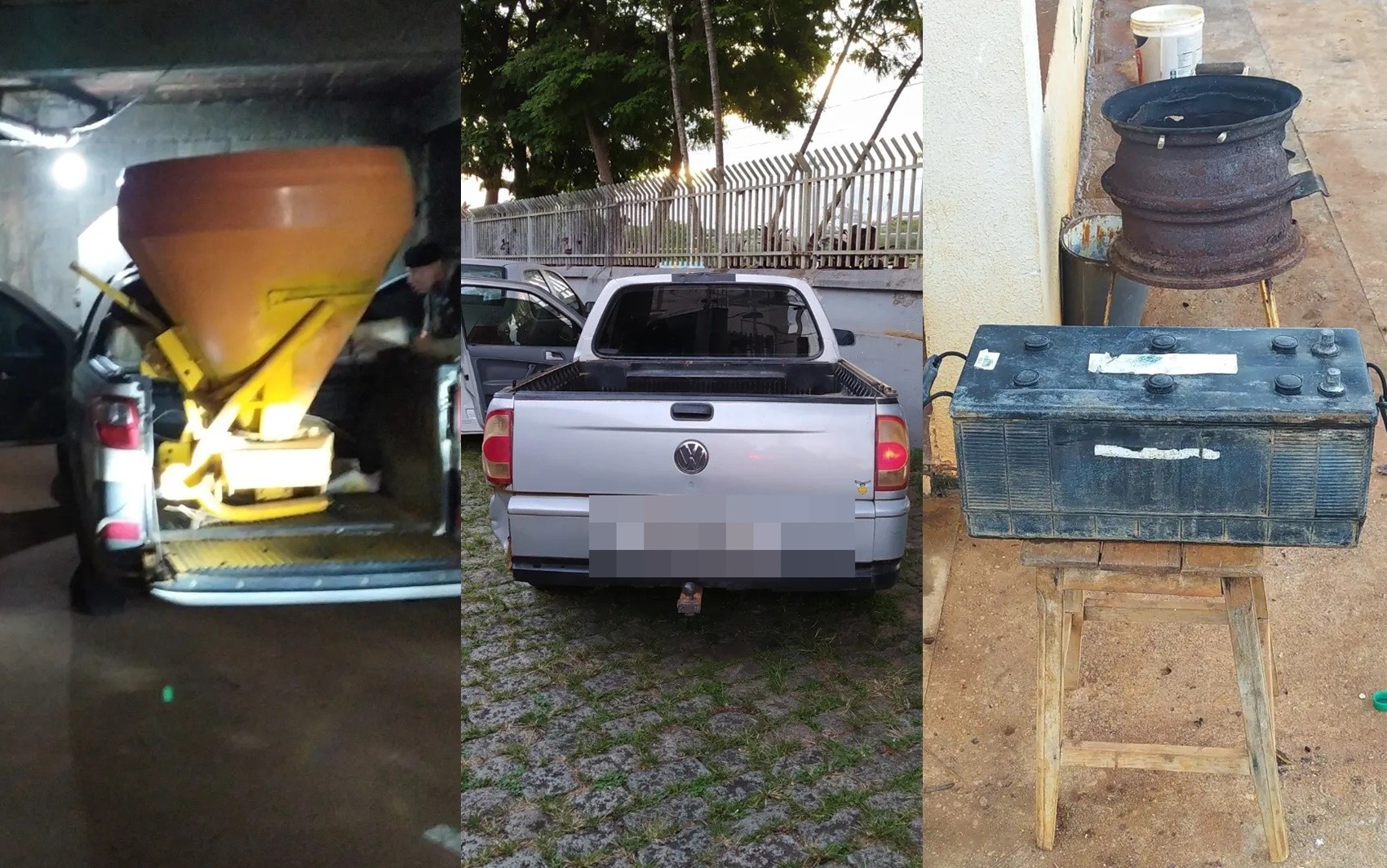 Polícia Civil recupera equipamentos agrícolas e veículos furtados na zona rural de Boa Esperança, MG