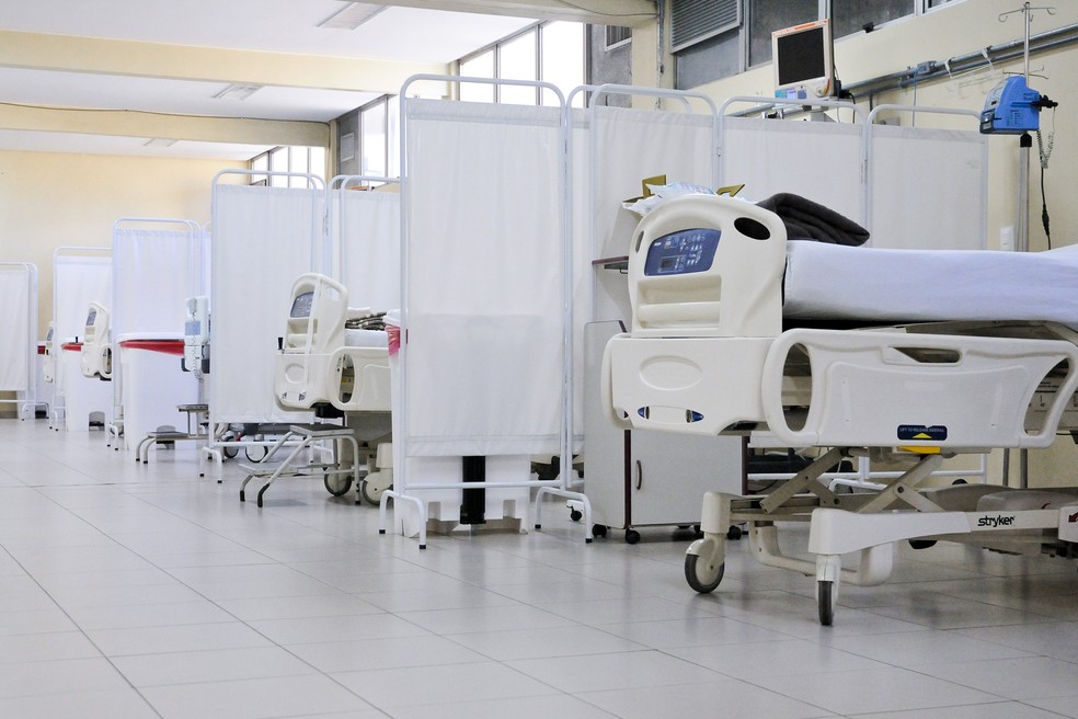 Unidades de Terapia Intensiva do Hospital Regional de Samambaia (HRSam), no DF — Foto: Geovana Albuquerque/Agência Saúde