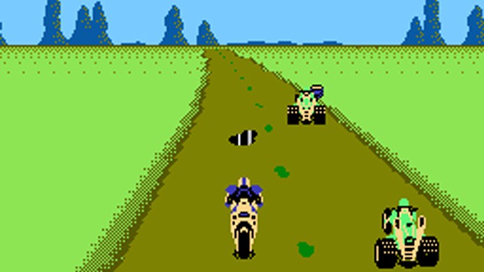 Mach Rider era um jogo bem diferente do padrão Nintendo da época (Foto: HeadcaseGames)