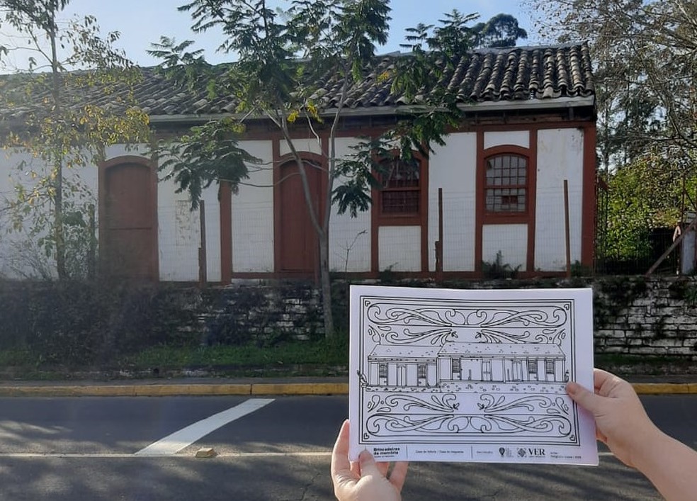 Projeto Transforma Predios Historicos De Sao Leopoldo Em Desenhos Para Colorir Rio Grande Do Sul G1