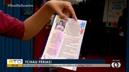 Veja a movimentação dos alunos na volta às aulas em Palmas