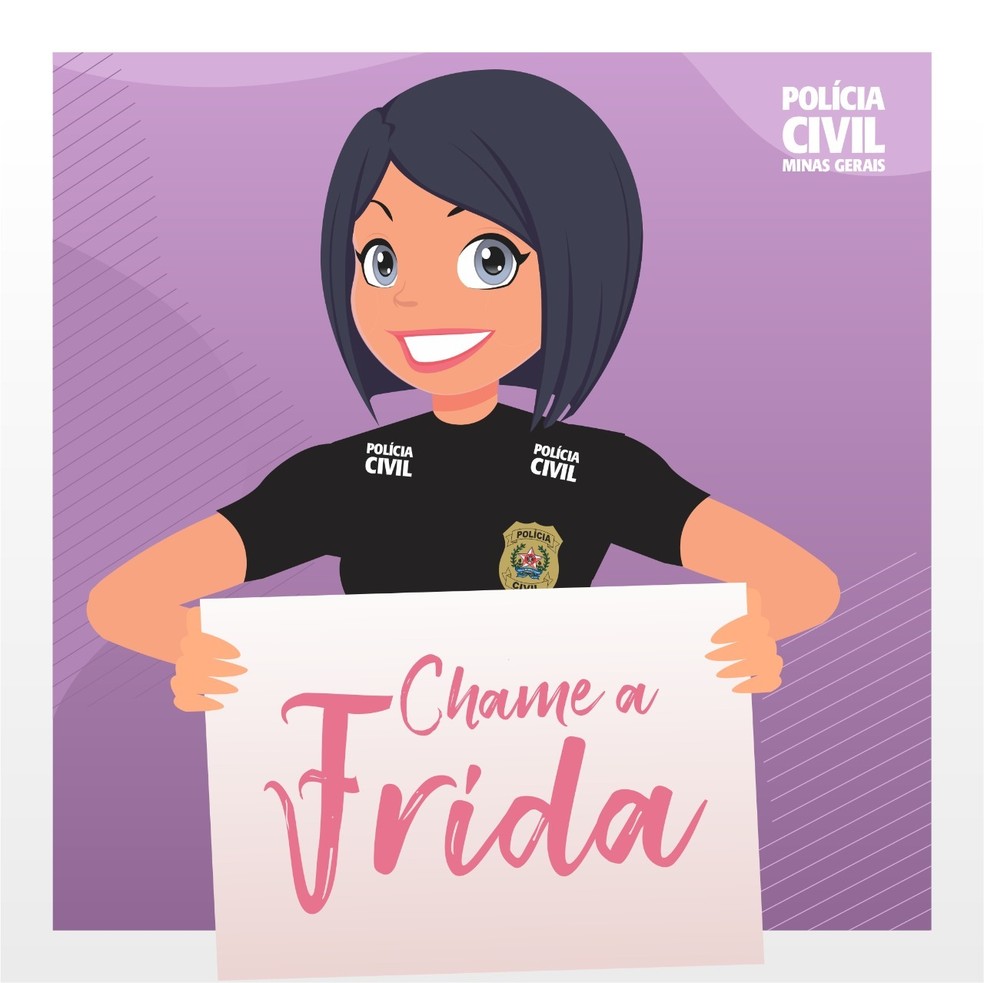 "Chame a Frida" foi criado em 2020, em Manhuaçu — Foto: Polícia Civil de Minas Gerais