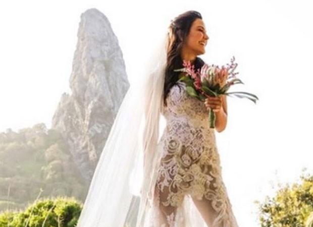 Vestido de noiva de Kyra Gracie (Foto: Reprodução Instagram)