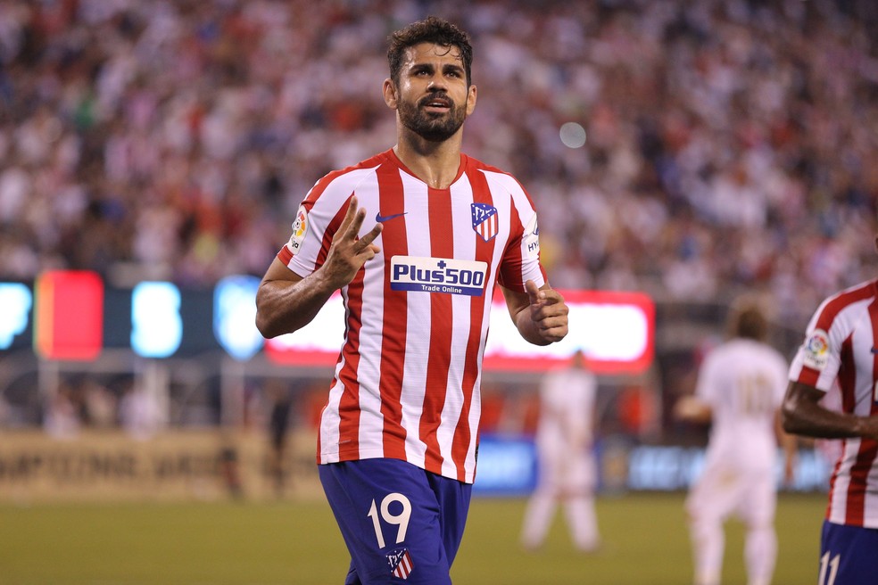 Diego Costa tem mais dois anos de contrato com o Atlético de Madri e salário muito alto — Foto:  Brad Penner-USA TODAY Sports / Reuters