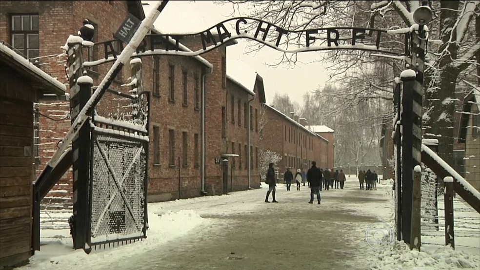 Auschwitz (Foto: Rede Globo/G1)