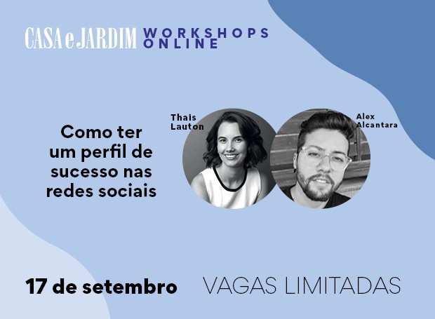 Os mentores do workshop sobre redes sociais serão Thaís Lauton e Alex Alcântara (Foto: Casa e Jardim)