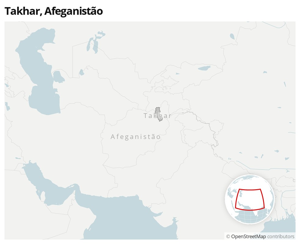 Ataque aéreo atinge escola e deixa 12 mortos e 14 feridos no Afeganistão — Foto: Felipe Gutierrez/G1