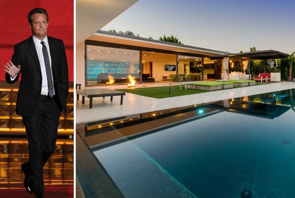 A casa colocada a venda pelo ator Matthew Perry (Foto: Getty Images/Divulgação)