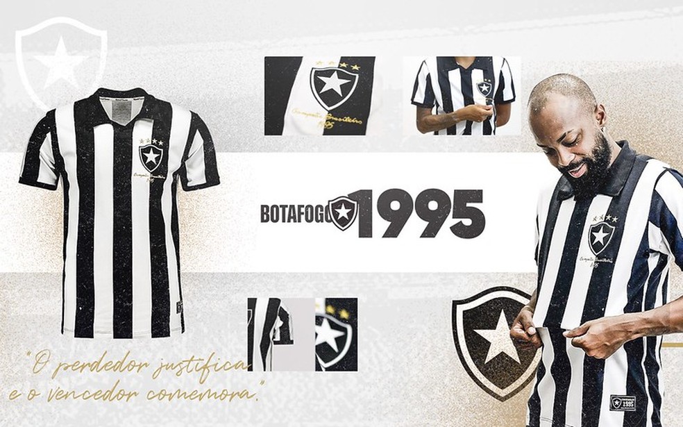 Chay apresenta camisa do Botafogo — Foto: Divulgação/Botafogo