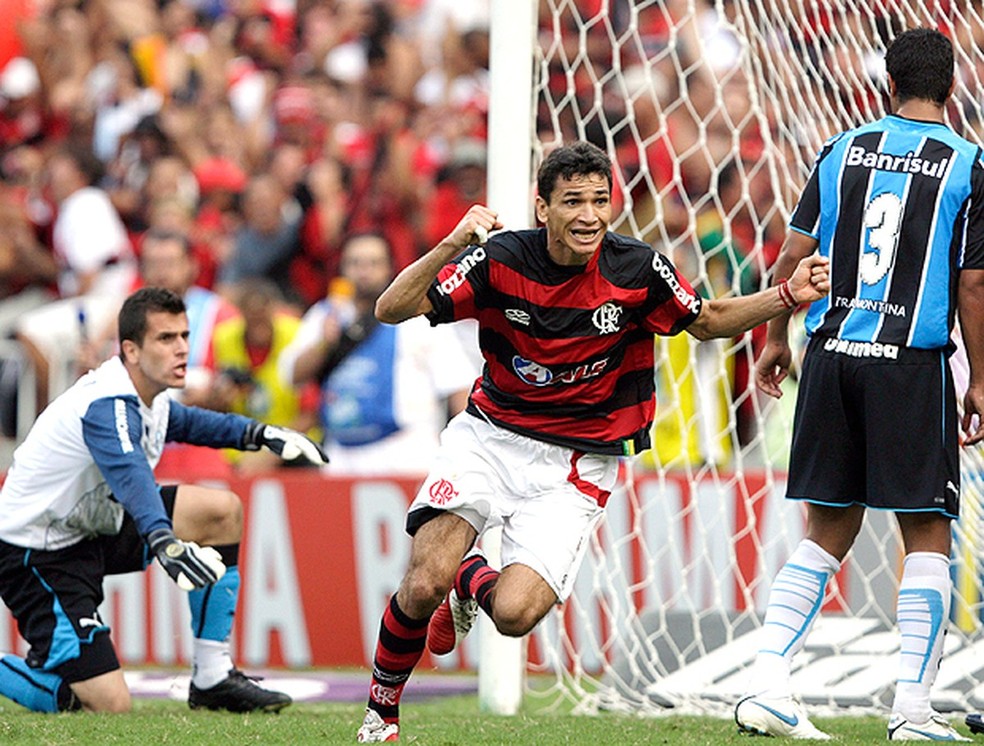 Ronaldo Angelim, Flamengo x Grêmio 2009  (Foto: Reuters)