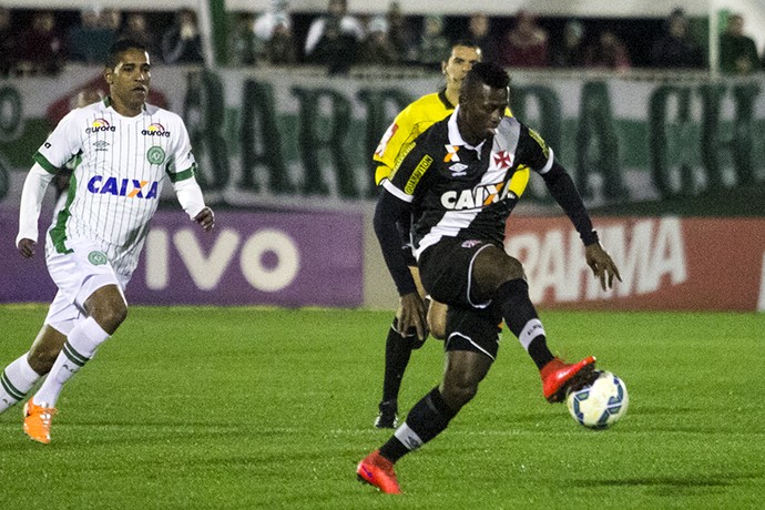 Cleber Santana Chapecoense contra Vasco (Foto: Paulo Fernandes/Vasco.com.br.)