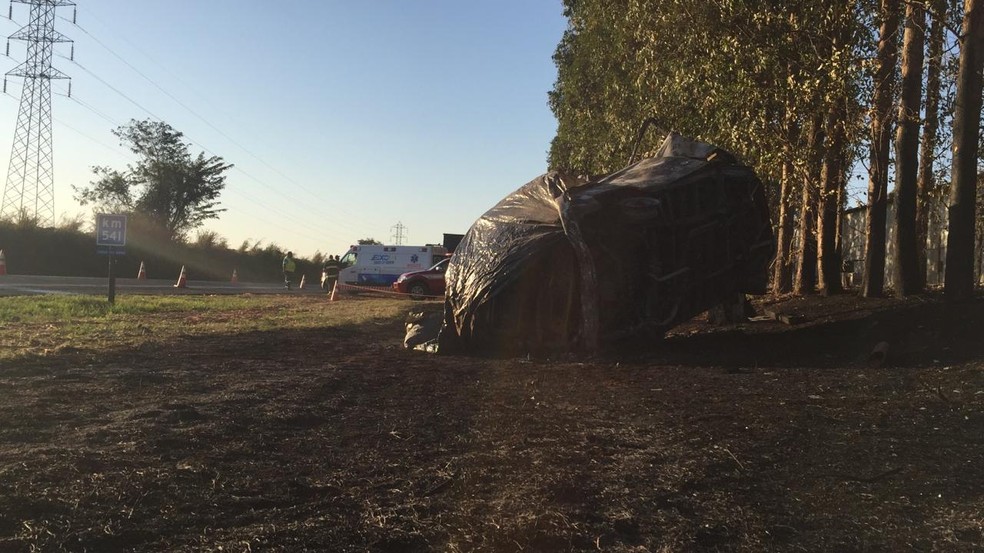 Acidente matou dois rapazes na Rodovia Prefeito Homero Severo Lins — Foto: João Martins/TV Fronteira 