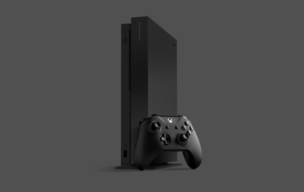 Xbox One X Project Scorpio é a edição especial do console (Foto: Divulgação/Microsoft)