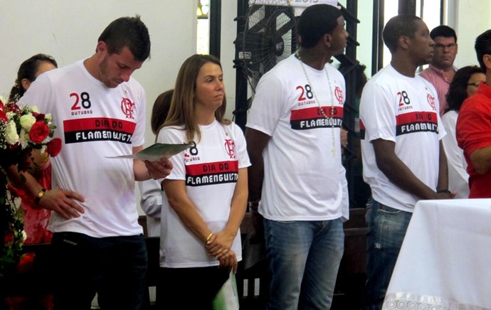 Missa são judas tadeu flamengo (Foto: Edgard Maciel / Globoesporte.com)