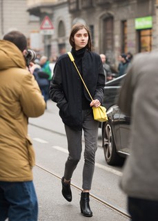 Street Style da Semana de Moda de Milão (Foto: Joanna Totolici)