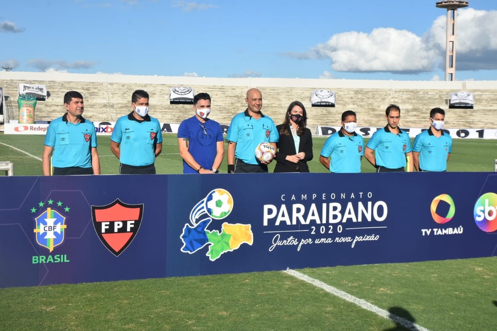 Final do Campeonato Paraibano de 2020 já teve que ser disputada em agosto por causa da pandemia da Covid-19 — Foto: Jefferson Cariri