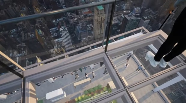Elevador de vidro em NY promete experiência de levitação para turistas  (Foto: Divulgação / SL Green)