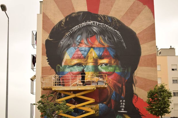Três roteiros para quem quer ver um pouco da arte urbana que invade Lisboa. (Foto: CML | DMC | DPC | Bruno Cunha 2017 )