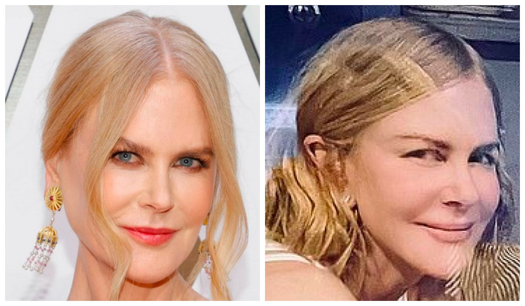 Famosa por suas aparições públicas extremamente maquiada, Nicole Kidman foi elogiada por foto sem maquiagem durante as filmagens de série em Hong Kong (Foto: Getty Images/Instagram)