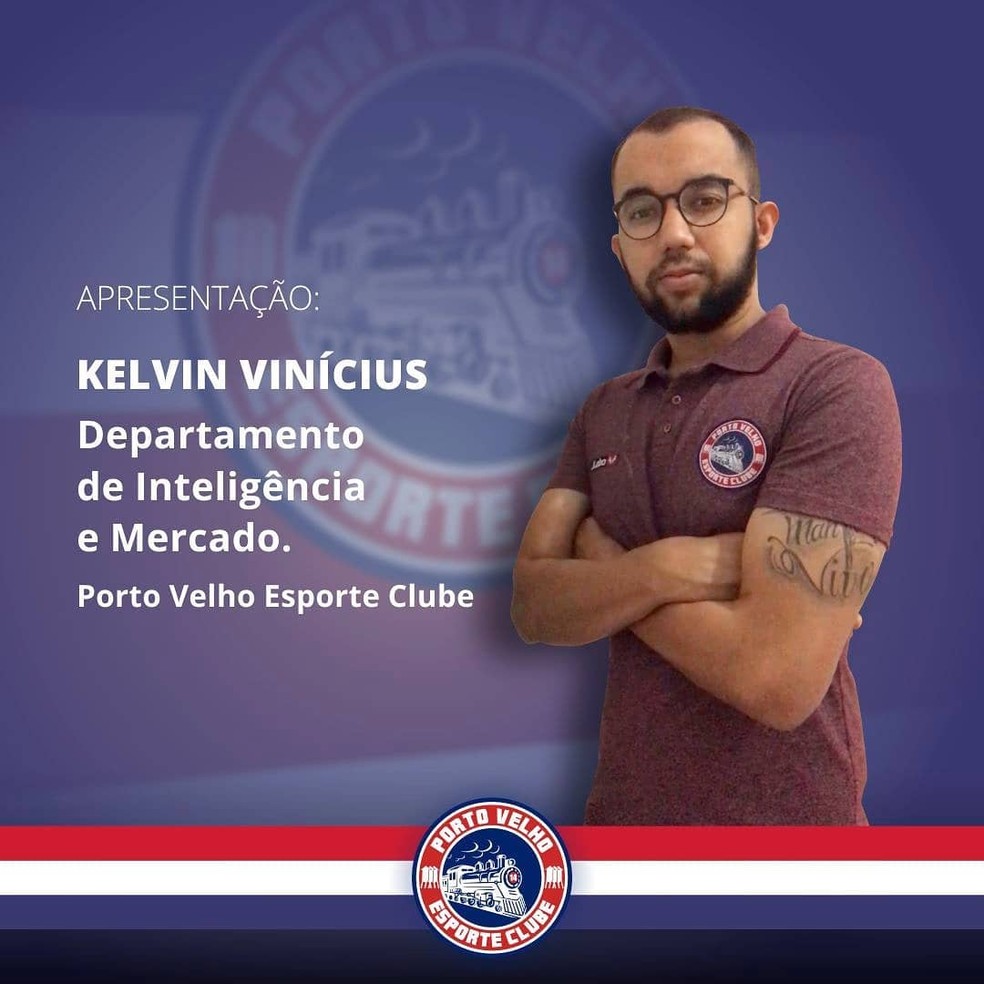 Kelvin Vinicíus trabalhará ao lado do técnico Tiago Batizoco (Foto: Divulgação)
