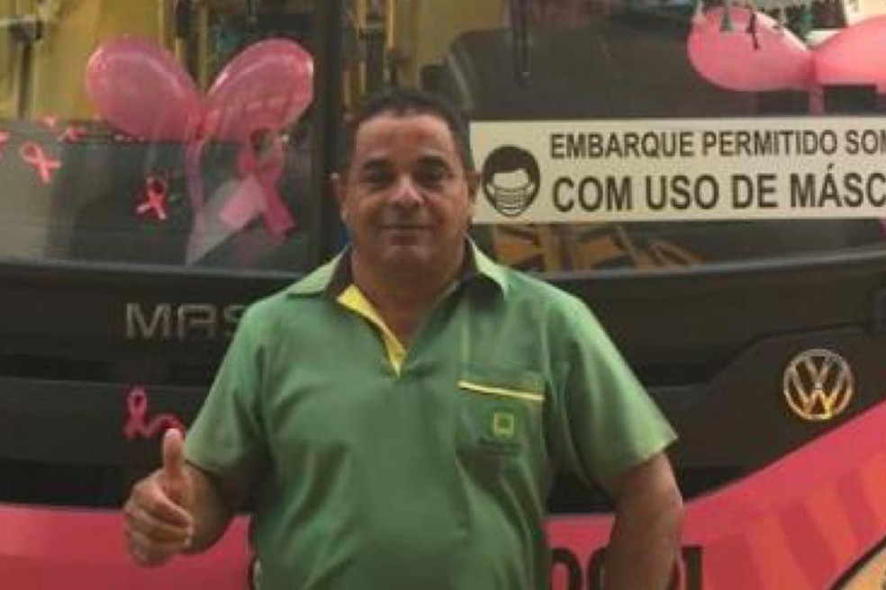 O motorista estava a caminho do trabalho quando foi morto a tiros, em Manaus.  — Foto: Reprodução