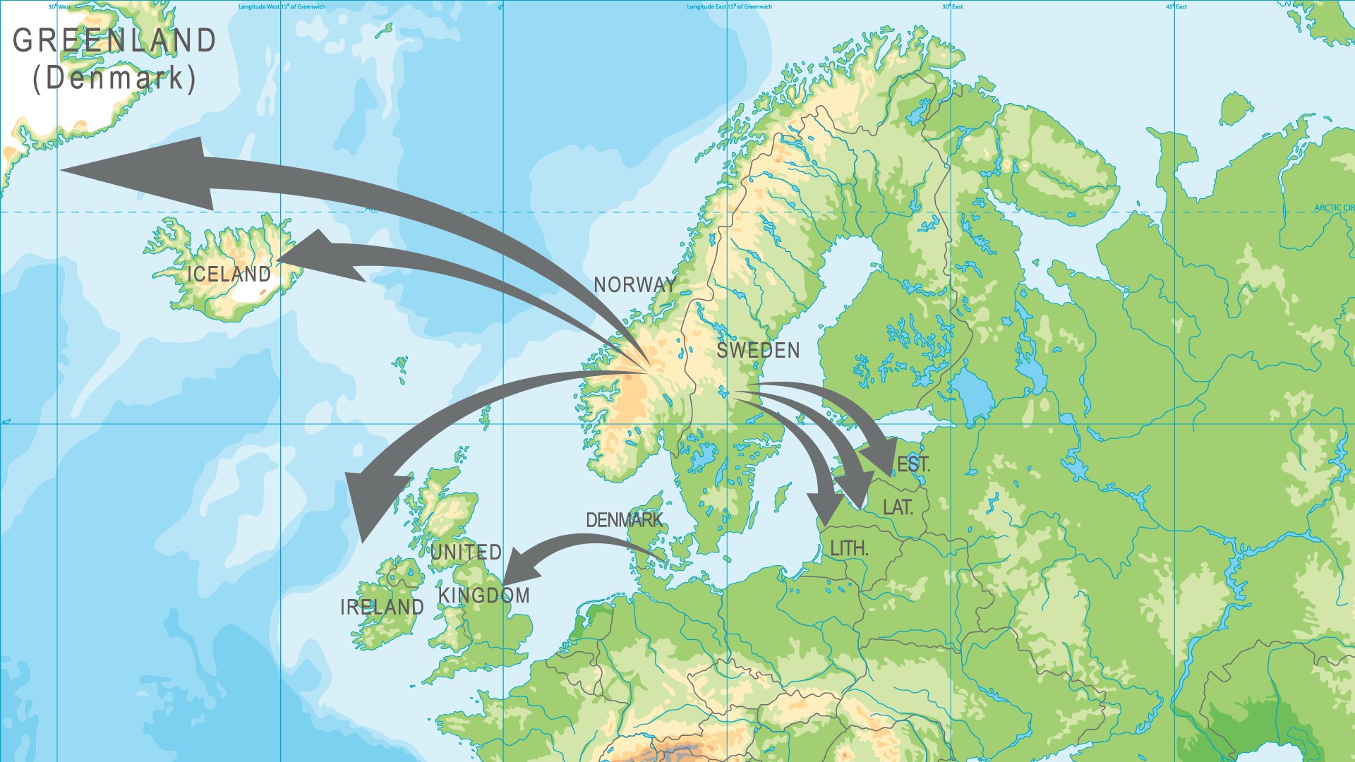 DIFERENCIAS ENTRE PAÍSES ESCANDINAVOS, NÓRDICOS, BÁLTICOS