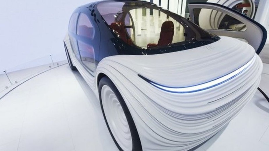 O carro futurista que 'come' poluição